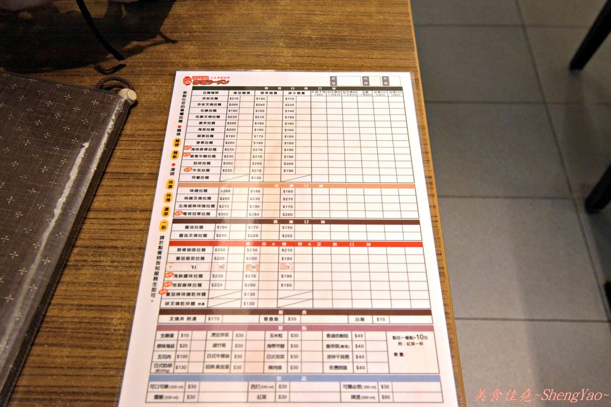[台中北區]赤坂拉麵 崇德店 – 麵條不優,但是湯頭好,口味多變,份量大。(已歇業)