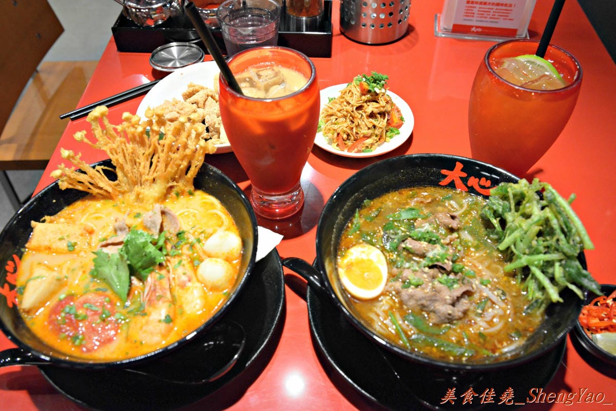 [台中西區]大心新泰式麵食 – 瓦城新品牌,世界名湯”Tom-Yam-Kung”帶來台灣麵食新風味。