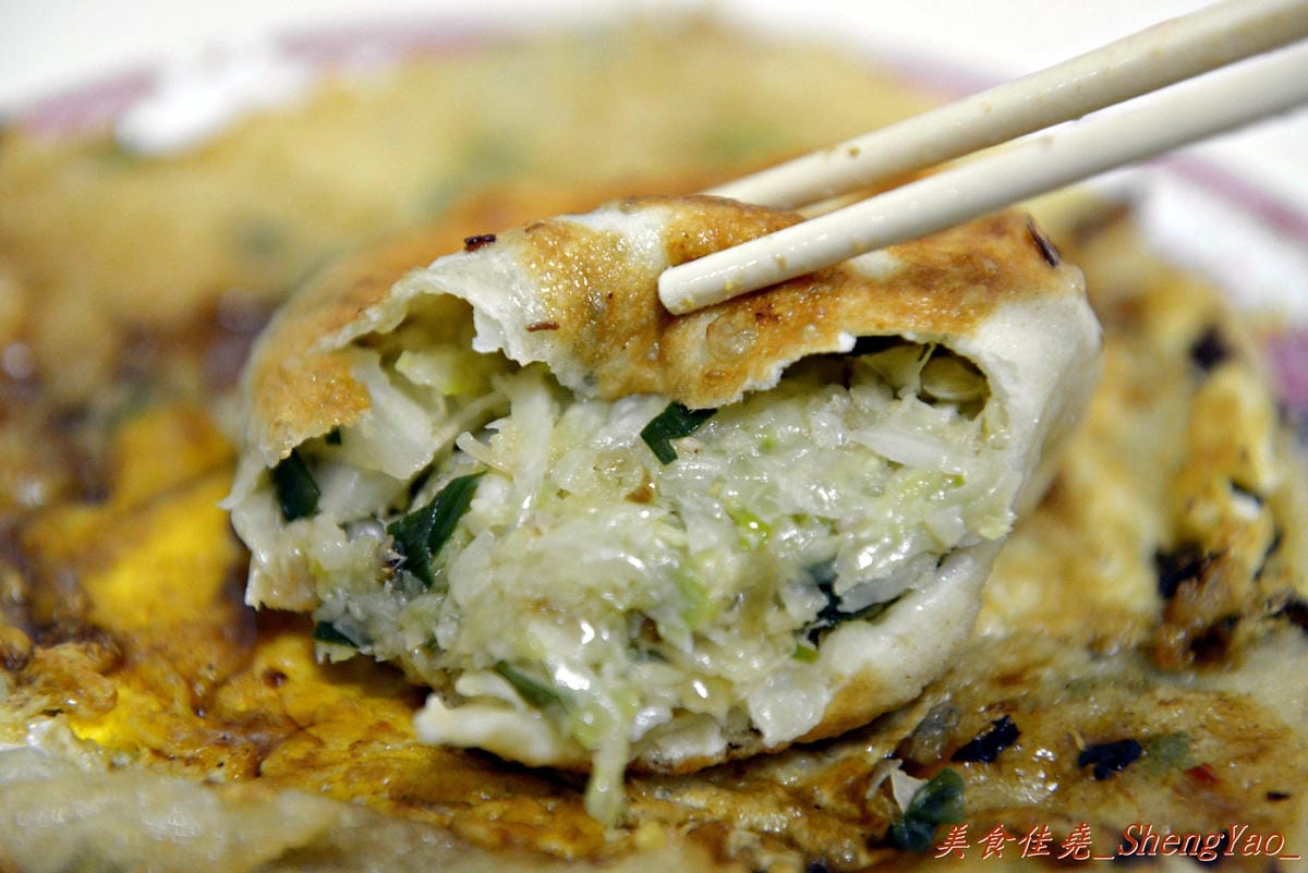 [台中大雅]有春早點 – 來大雅的國術館吃早點?大推手工麵糊蛋餅,超好吃 !! 記得一定要沾醬。