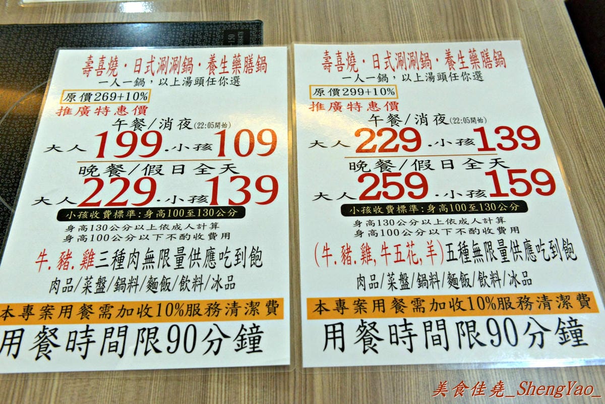 [台中西屯]禾鍋子美味鍋物 – 不到300元就能享有5種肉類吃到飽,食材種類還不少,新鮮度尚可,整體C/P值不錯。(已歇業)