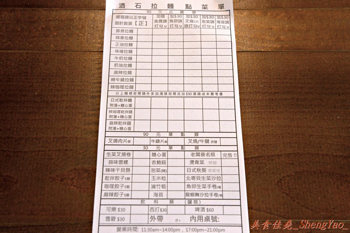 [台中沙鹿]酒石拉麵 – 沙鹿新開幕連鎖拉麵店,鐵路工業風裝潢超有特色,用餐時會有小火車從旁邊緩緩經過,點的小菜還是用小火車運送過來,超有趣,非常適合親子一同來用餐。(已歇業)