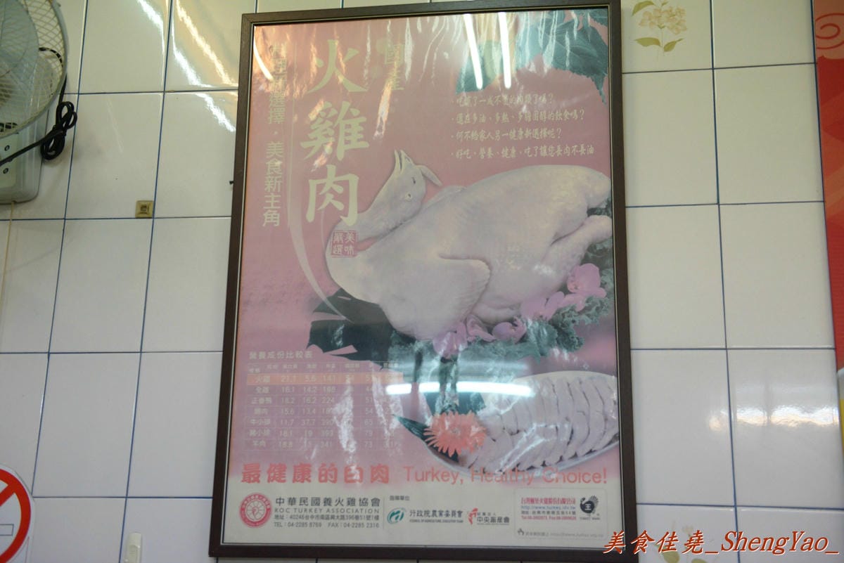 [台中北區]正宗火雞肉飯 – 天津成衣商圈附近的二三十年歷史老牌火雞肉飯,選用大隻純正火雞,火雞肉飯肉嫩油香,老闆娘女兒超級正(有圖)。