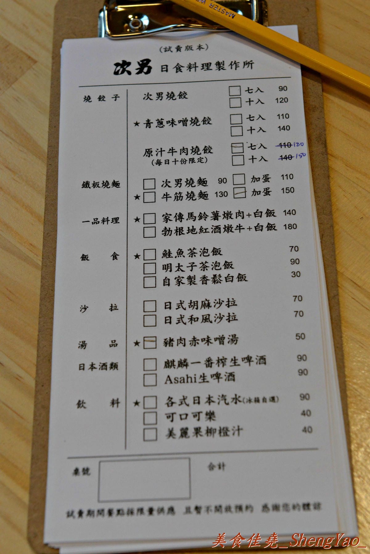 [台中西區]次男 日食料理製作所 – MEN拉麵新品牌, 老宅改造店家又一間,裝潢很有特色,非常適合情侶和家庭用餐,餐點大推原汁牛肉燒餃。(已歇業)