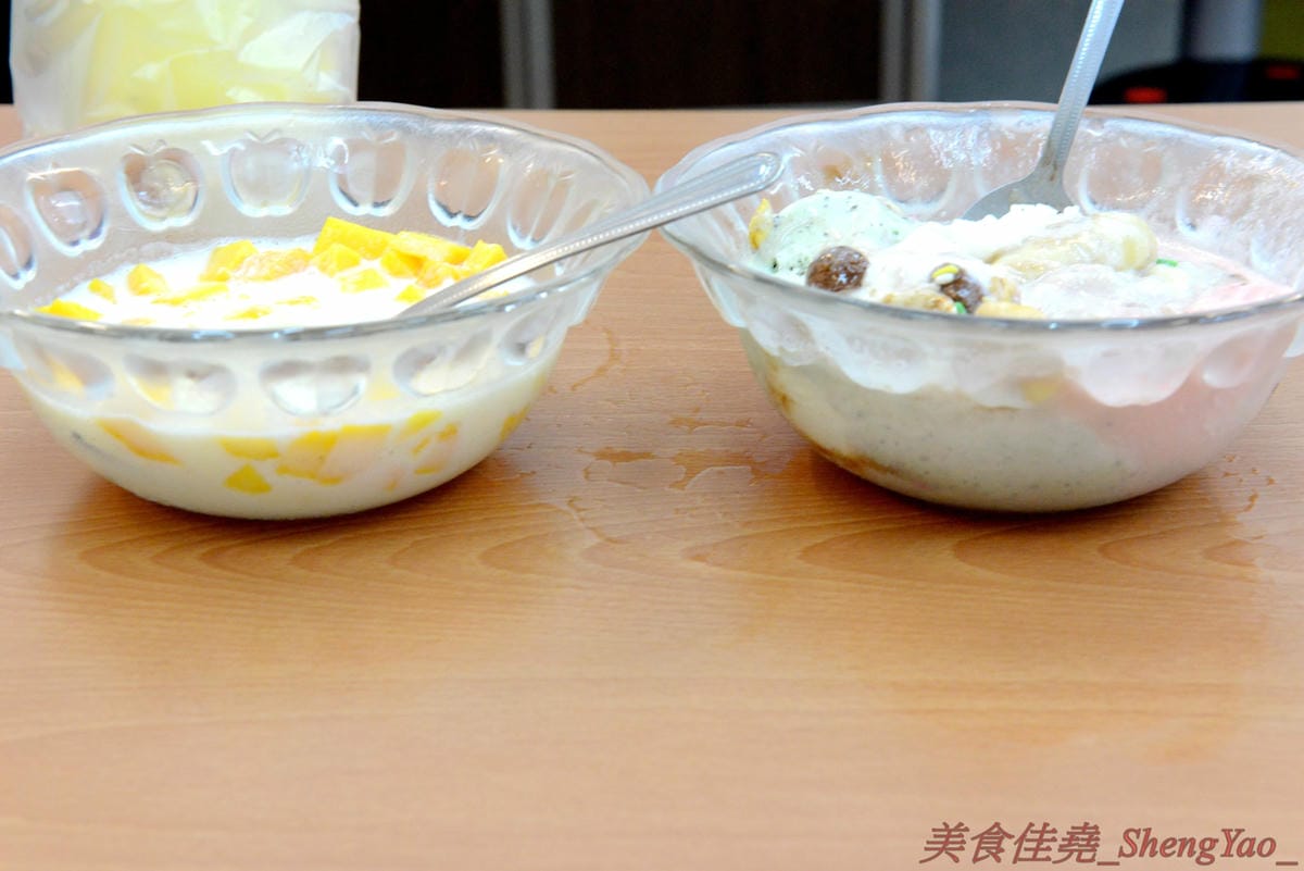 [台中梧棲]良的店 & 阿珠現打果汁 – 海線梧棲兩家好吃冰店,大推招牌芒果冰,芒果份量多,甜度又甜,價格便宜又大碗。(良的店已歇業)