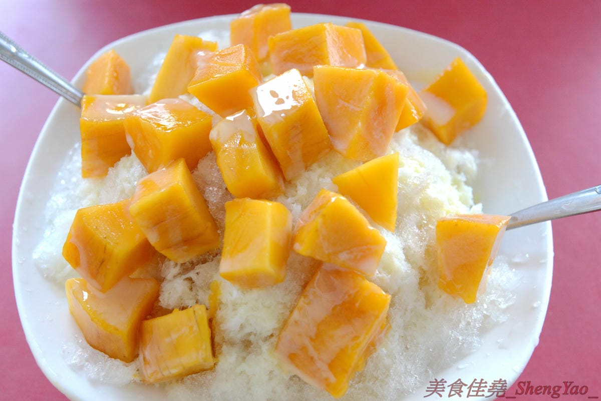 [台中梧棲]良的店 & 阿珠現打果汁 – 海線梧棲兩家好吃冰店,大推招牌芒果冰,芒果份量多,甜度又甜,價格便宜又大碗。(良的店已歇業)