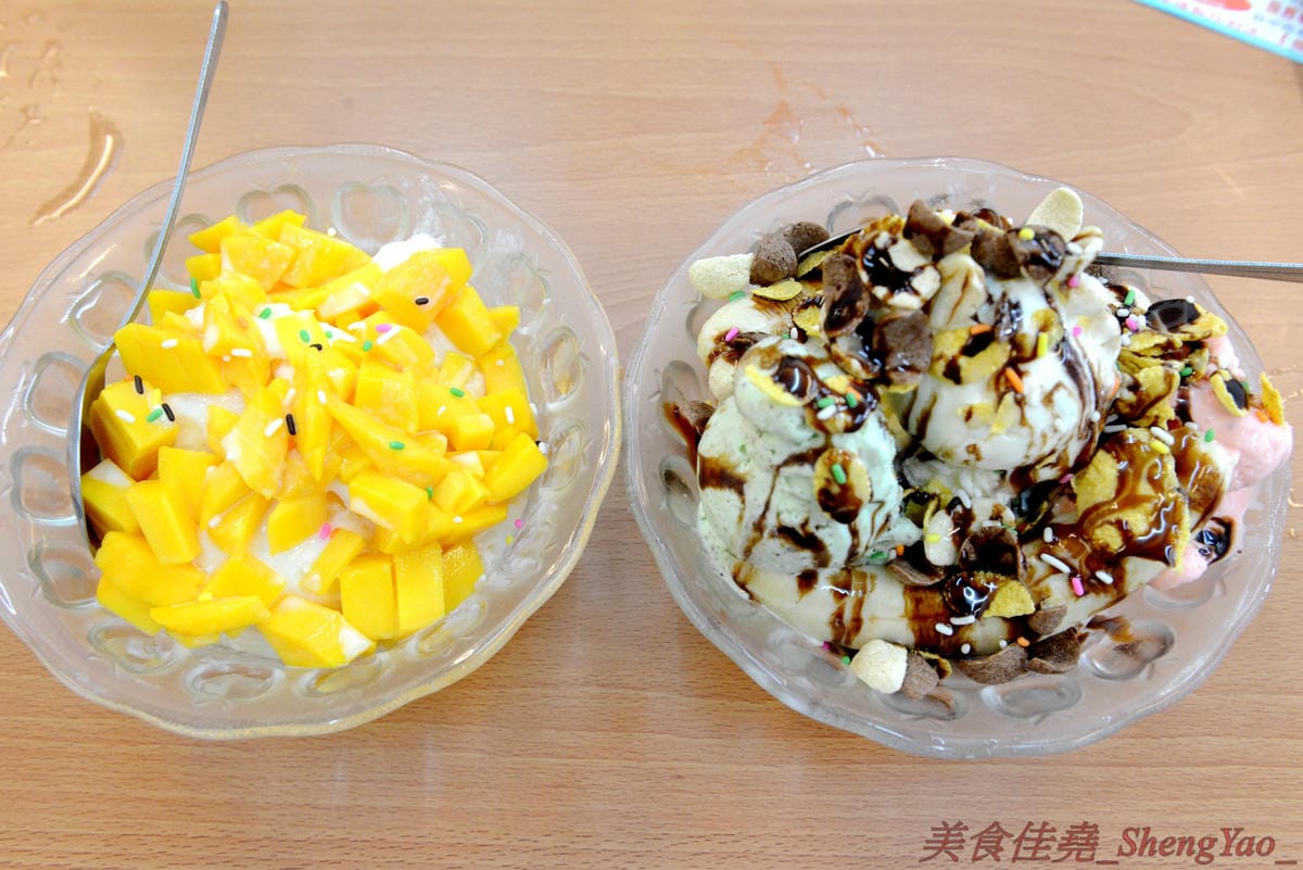 [台中梧棲]良的店 & 阿珠現打果汁 – 海線梧棲兩家好吃冰店,大推招牌芒果冰,芒果份量多,甜度又甜,價格便宜又大碗。(良的店已歇業)