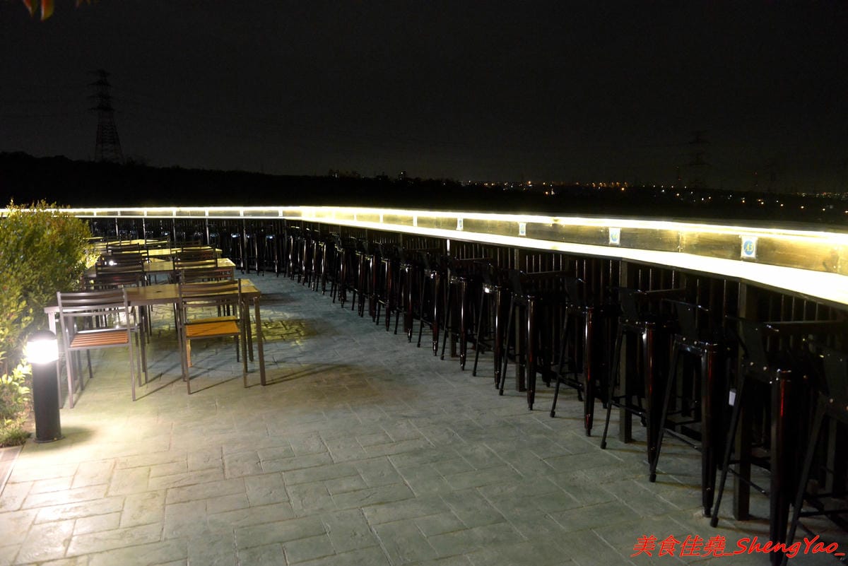 [台中沙鹿]覓覓基地帆帆望海 – 沙鹿新夜景咖啡廳,景觀視野接近180度,夜景一覽無遺,氣氛佳,約會好去處,餐點價位不貴。