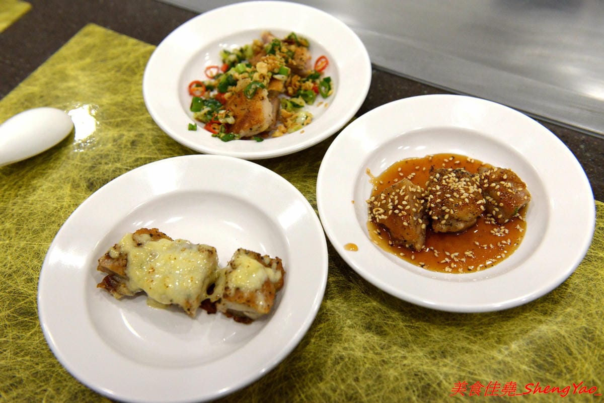 [台中沙鹿]客來見炊燒 – 沙鹿新開幕的鐵板燒,食材講究,主廚功力也很了得,多變化的調味讓人驚豔連連,炙燒起司雞腿排、菲力牛排和櫻之大生蠔都是推薦必點,2/7-2/9開幕期間打卡就送雞腿排或豬