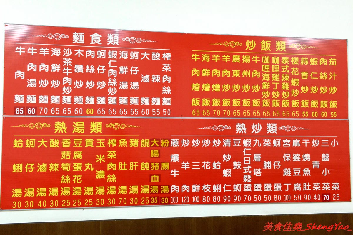 [台中沙鹿]王家庄 – 沙鹿菜市場內15年歷史的平價小吃店,炒麵炒飯口味選擇多樣化,料多實在,老闆為人客氣,推薦泰式辣雞炒飯,酸辣開胃好吃。