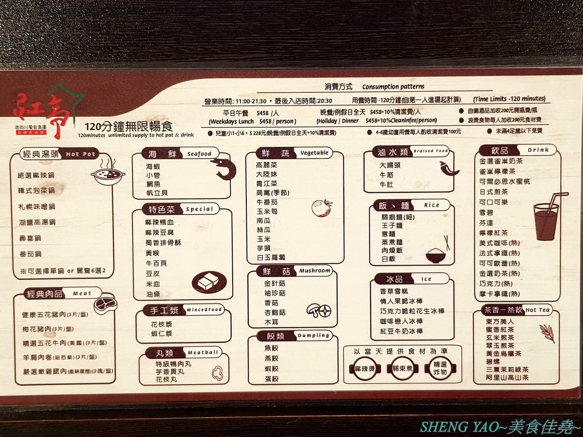 [台中梧棲]紅亭迴轉麻辣鍋 台中港店 – “老四川”新品牌,台灣第一家迴轉麻辣鍋吃到飽,120分鐘內超過三十種以上食材連同自助吧任你吃,只要500元左右而已,喜愛吃麻辣鍋的朋友可以來體驗看看不同
