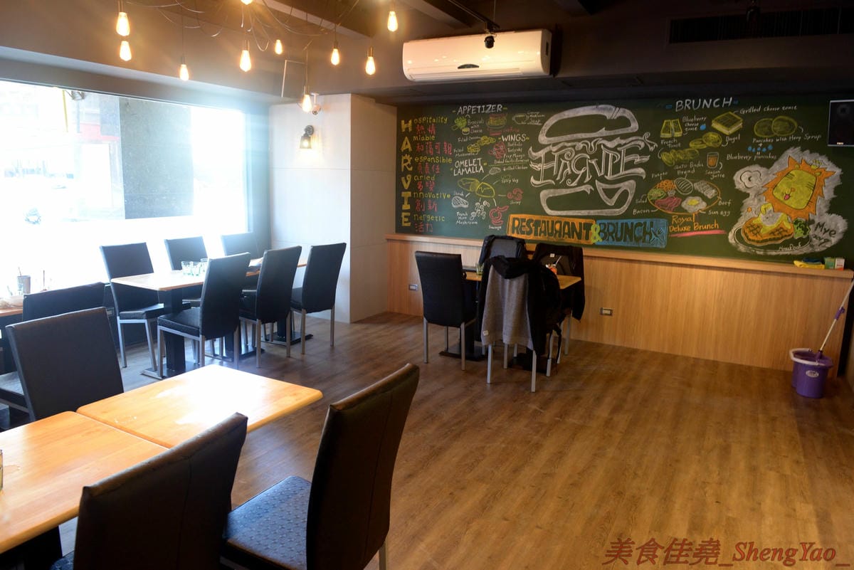 [台中北區]Harvie 哈維美式廚房 – 台中新開的美式廚房,餐點不只有漢堡,還有牛排、早午餐、開胃菜…東西豐富多達五十樣以上,漢堡牛肉是店家手打製作,厚實帶肉汁,牛排和開胃菜也不錯,月底前用