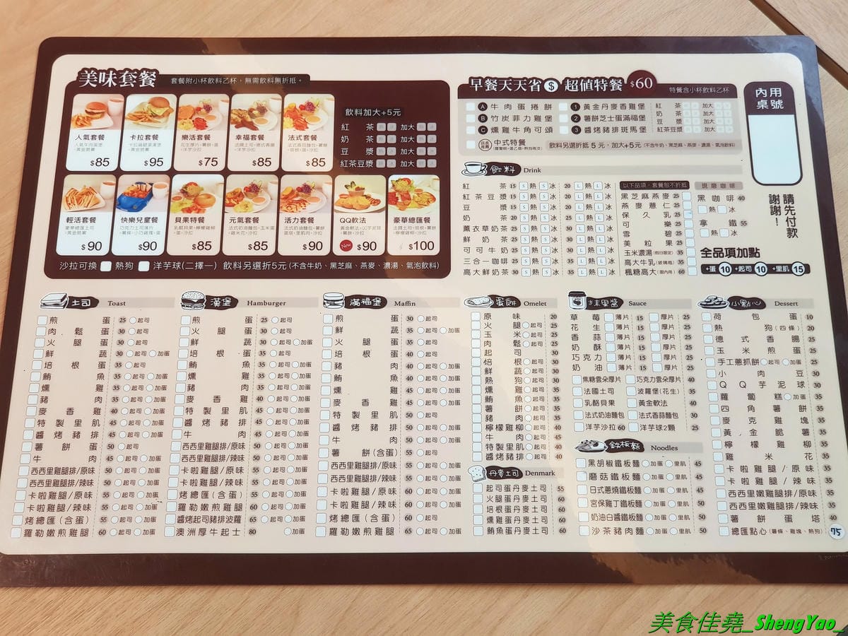 [台中清水]幸福早餐坊 清水店 – 梧棲超人氣早餐店清水分店,店內裝潢設計用心,還有白色木馬網美拍照區,吃早餐也可以當作是聚餐,餐點種類超過100樣,還有套餐和超值特餐,選擇性很豐富,天天吃