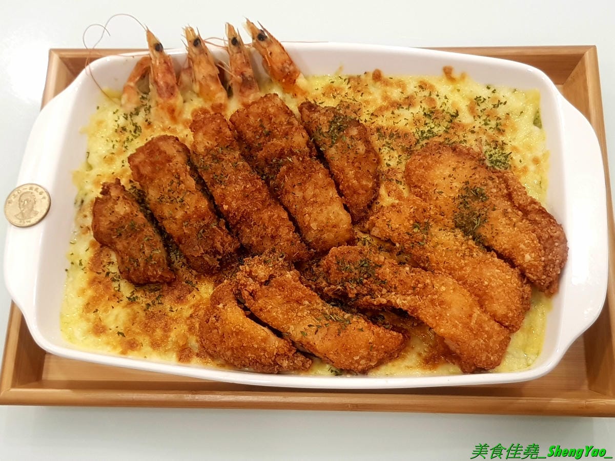 [台中清水]喵匠義式麵坊 清水店2019 – 海線清水聚餐餐廳,以貓咪為主題的可愛風裝潢,餐點種類選擇多,平價大份量,內用飲料無限暢飲,新推出的椰香綠咖哩口味系列和雙人焗烤海陸派對都很有特色