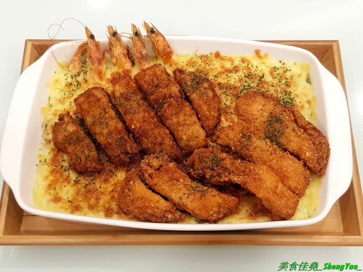[台中清水]喵匠義式麵坊 清水店2019 – 海線清水聚餐餐廳,以貓咪為主題的可愛風裝潢,餐點種類選擇多,平價大份量,內用飲料無限暢飲,新推出的椰香綠咖哩口味系列和雙人焗烤海陸派對都很有特色
