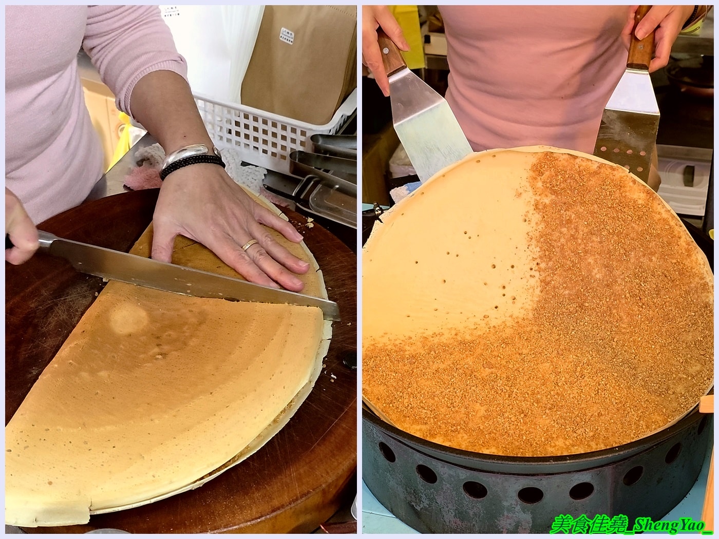 [台中大雅]九斛香 – 大雅隱藏版古早味小吃點心，不只有小時候回憶的麥仔煎還有台中從沒看過人賣的蛋烘糕，口味鹹甜多樣，用料浮誇，買來當下午茶非常適合。