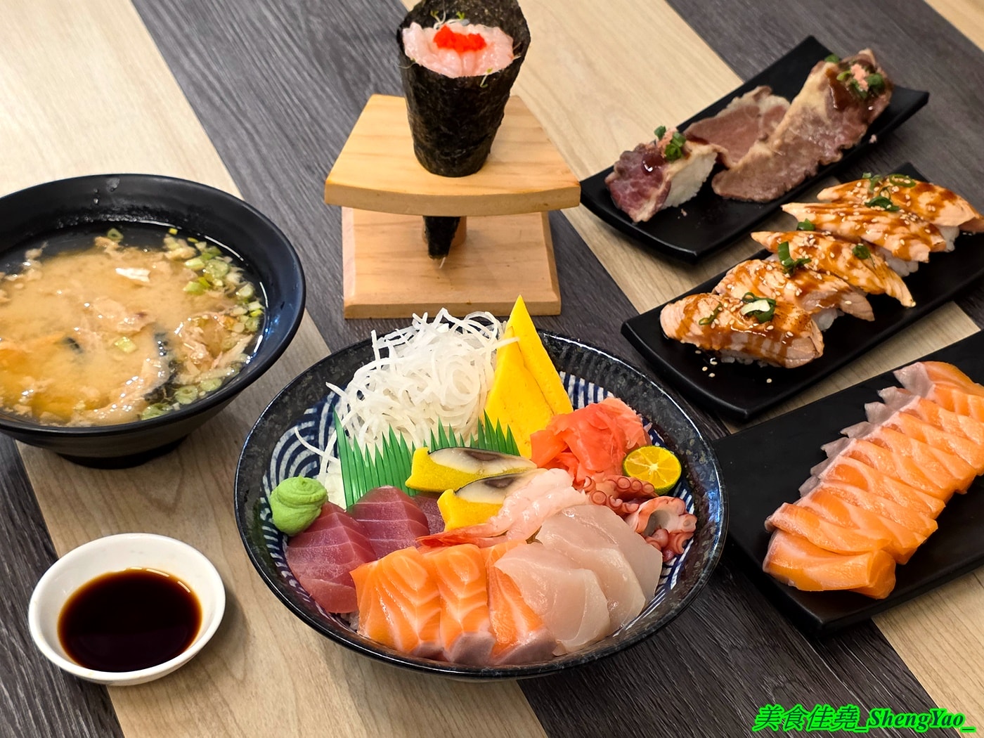 [台中沙鹿]魚川生魚片壽司丼飯 – 大隱隱於市的職人級日式生魚片壽司丼飯，食材新鮮，價格經濟實惠，好吃又不貴。