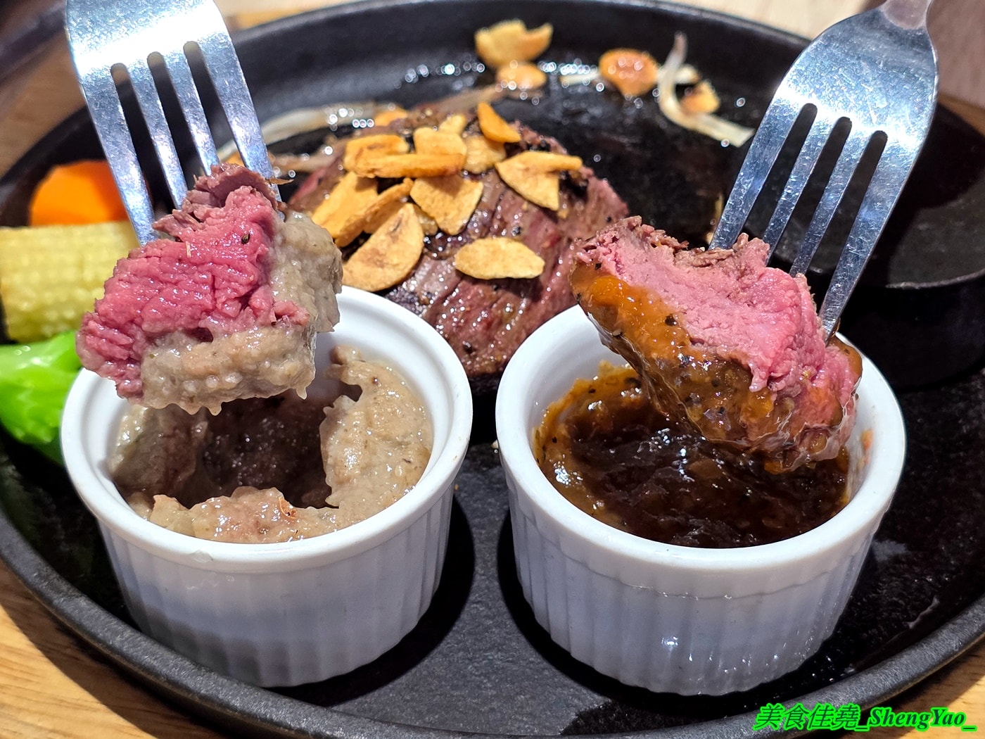 [台中西屯]牛室炙燒牛排 中科玉門店 – 被牛排耽誤的自助BUFFET，排餐389元起超豐富自助吧吃到飽，新增現烤雞蛋糕和手工豆花。