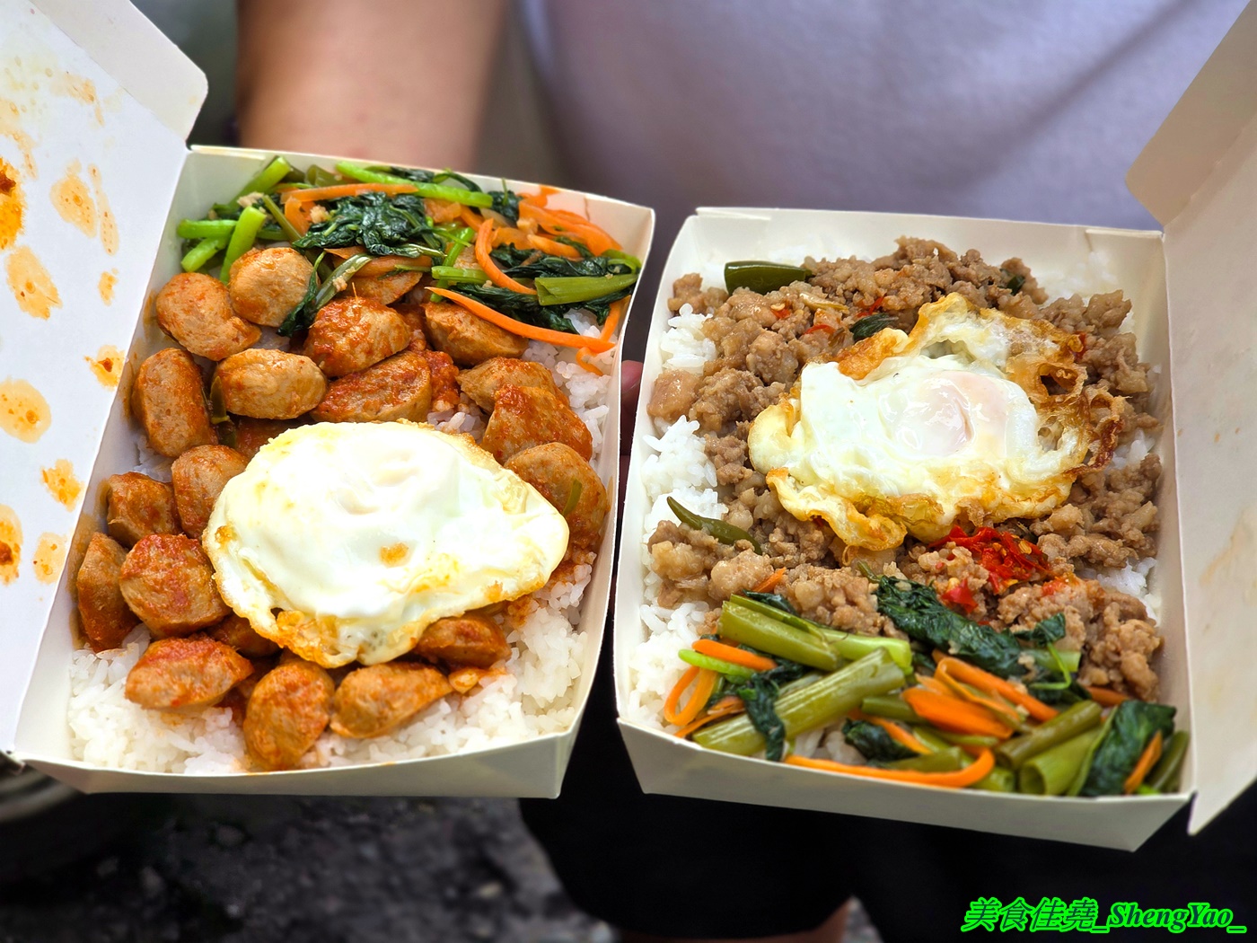 [台中清水]清水打拋飯 – 清水在地隱藏版美食，泰國闆娘好吃打拋豬肉飯，還有鴨肉丸炒紅咖哩飯也很推，大份加荷包蛋不到百元超佛心。